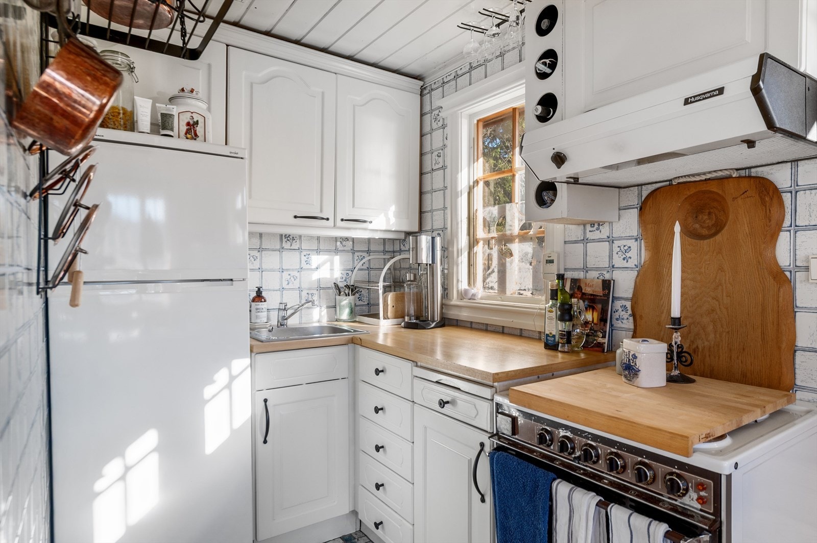 Koselig kjøkken. Galleribilde