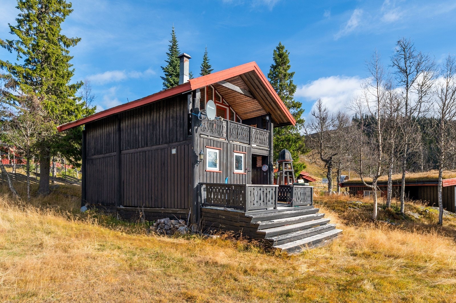 Fritidsbolig over to plan. Galleribilde