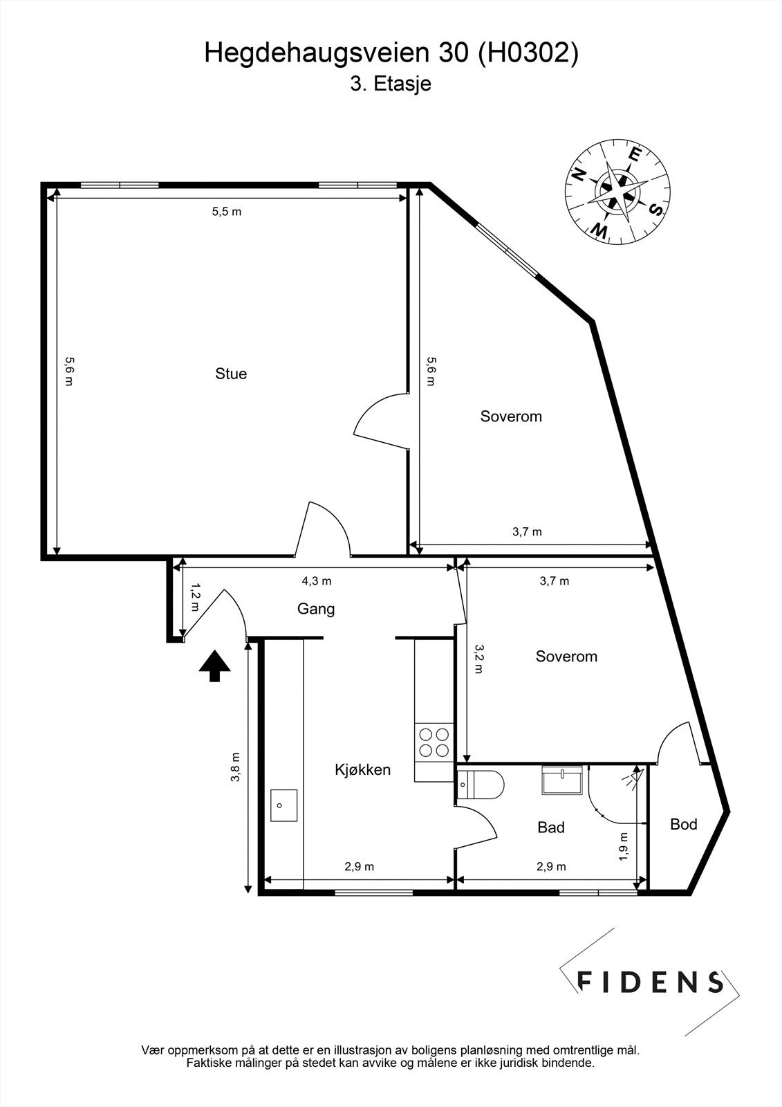 Plantegning Galleribilde