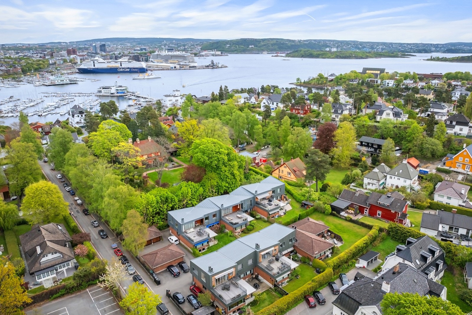 Dette er et frodig og maritimt nabolag hvor det er godt å vokse opp. Galleribilde