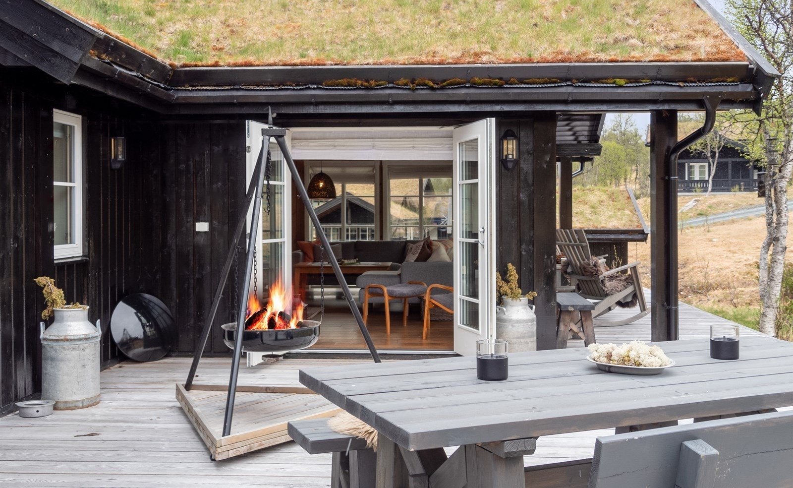 Her kan man nyte late dager i gode solforhold. Galleribilde