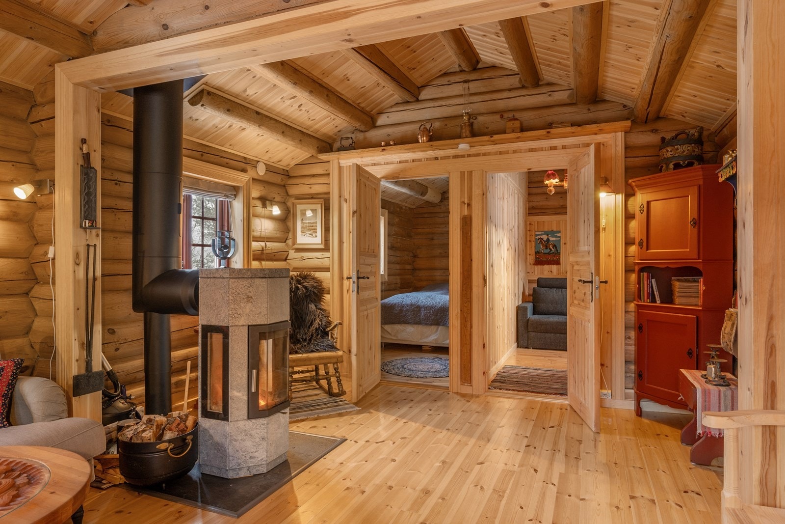 Hytta har totalt to soverom. Galleribilde