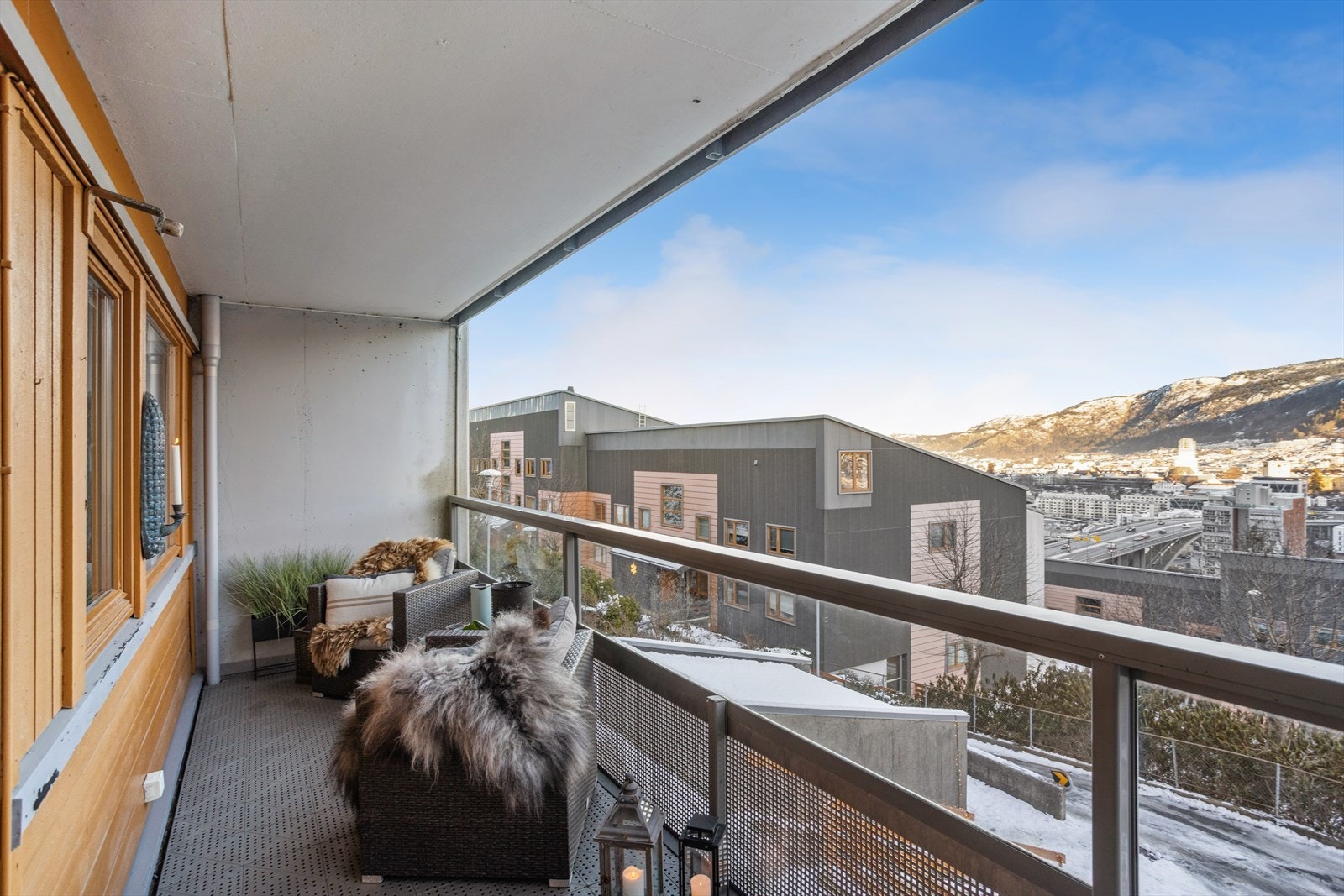 Herfra er det fin utsikt mot Bergen. Galleribilde