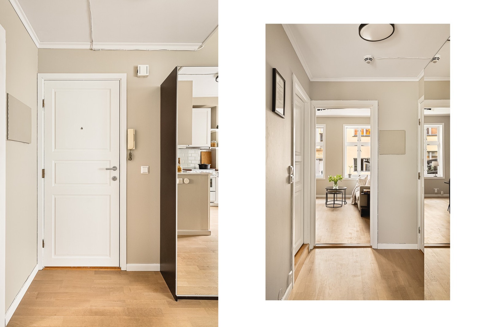 - Entreen har godt med oppbevaringsplass - Galleribilde