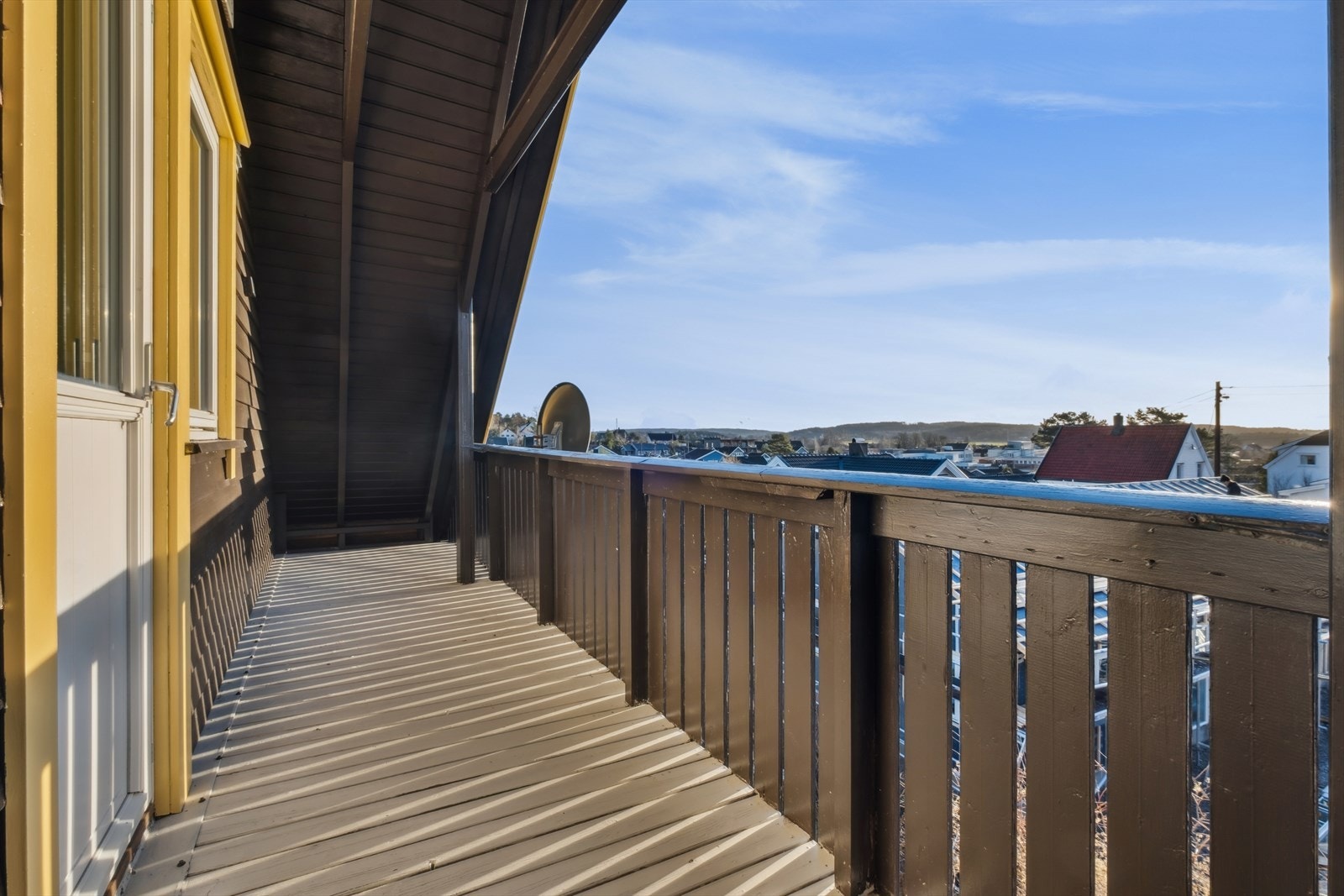 Balkong utenfor soverommet i 2.etasje Galleribilde