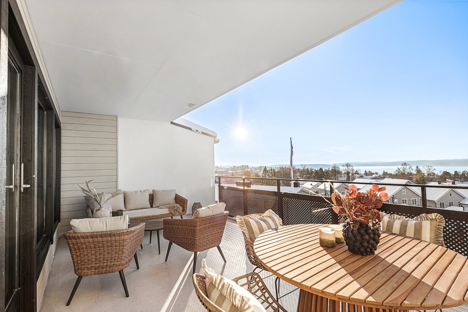 Borettslaget jobber med rehabilitering av fasaden. Denne leiligheten er ferdigstilt Galleribilde