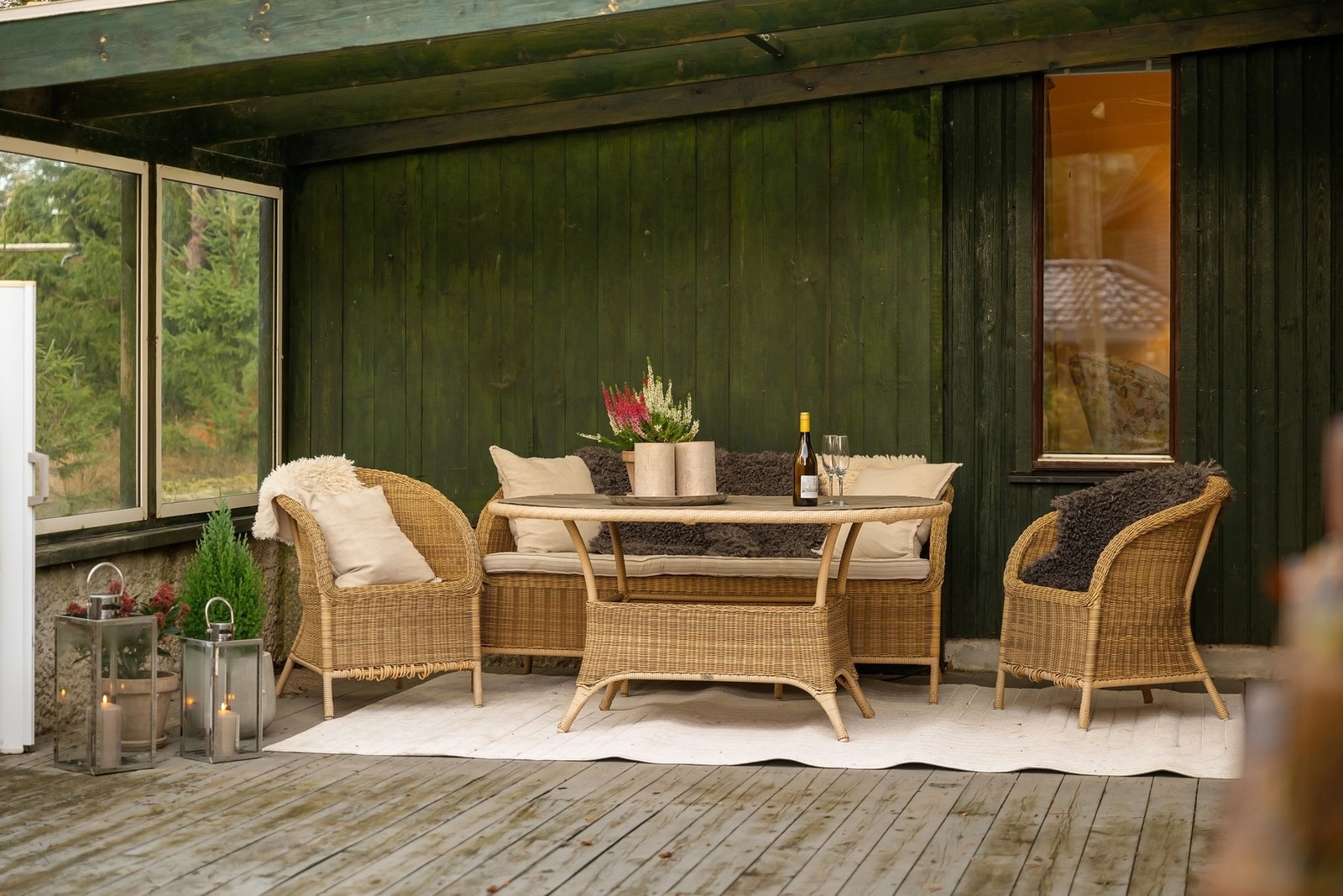 Her sitter man lunt og skjermet. Galleribilde