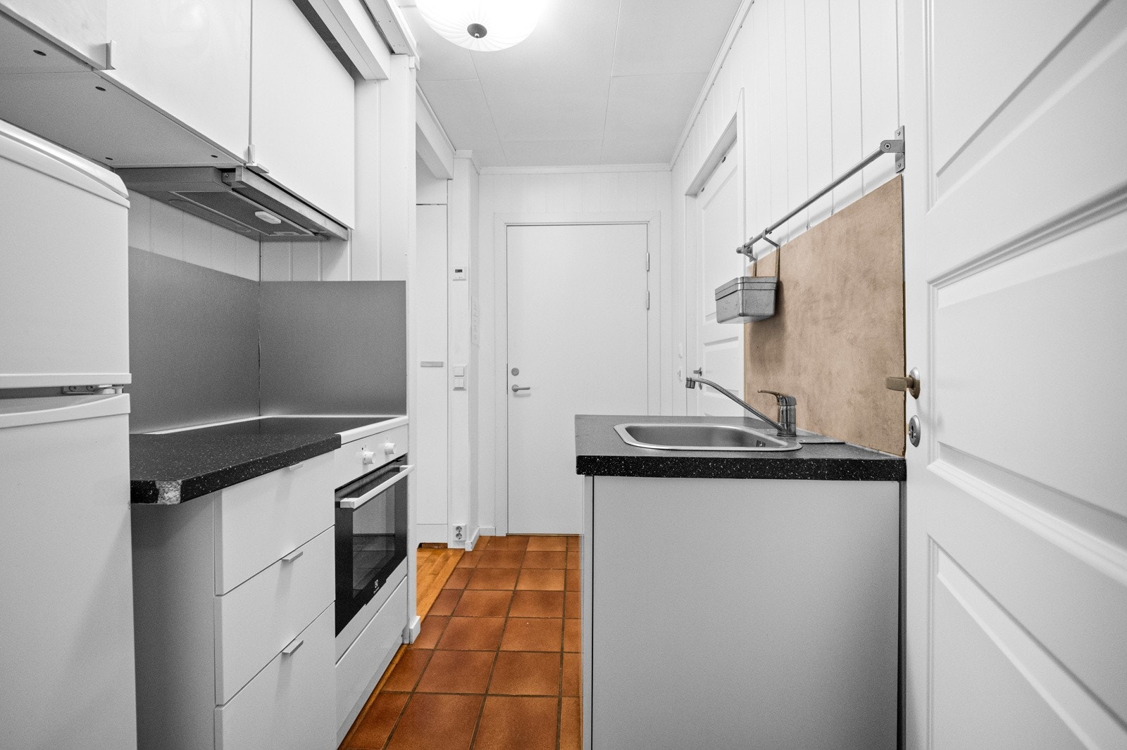 Kjøkken i hybel. Galleribilde