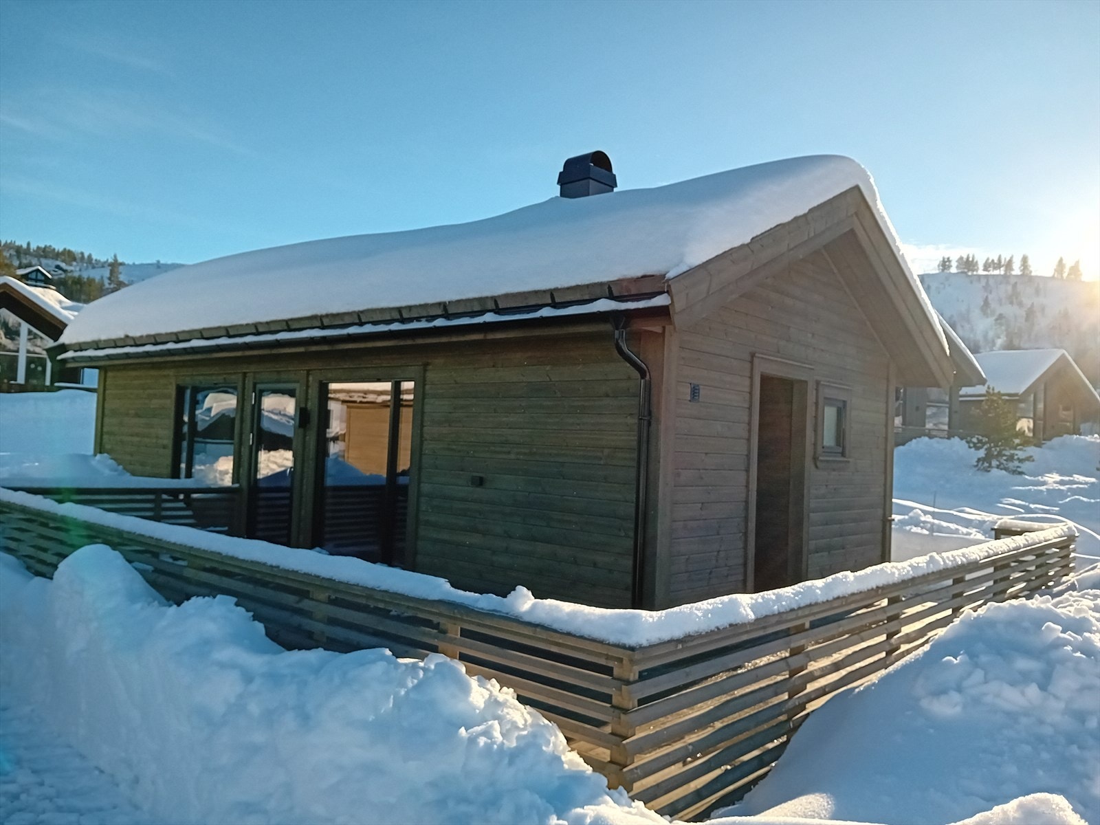 Her får du snøfylte vintre med milevis av skiløyper like ved og Brokke alpinbakke med flere nedfarter. Galleribilde