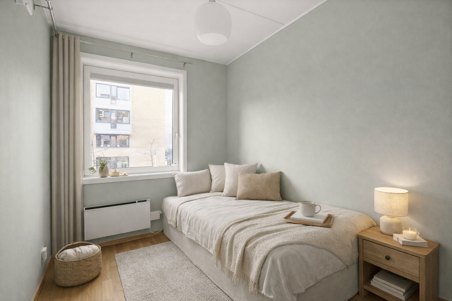 Bildet er digitalt stylet og kun ment som inspirasjon til møblering. Avvik på størrelsesforhold og andre detaljer kan forekomme. Galleribilde