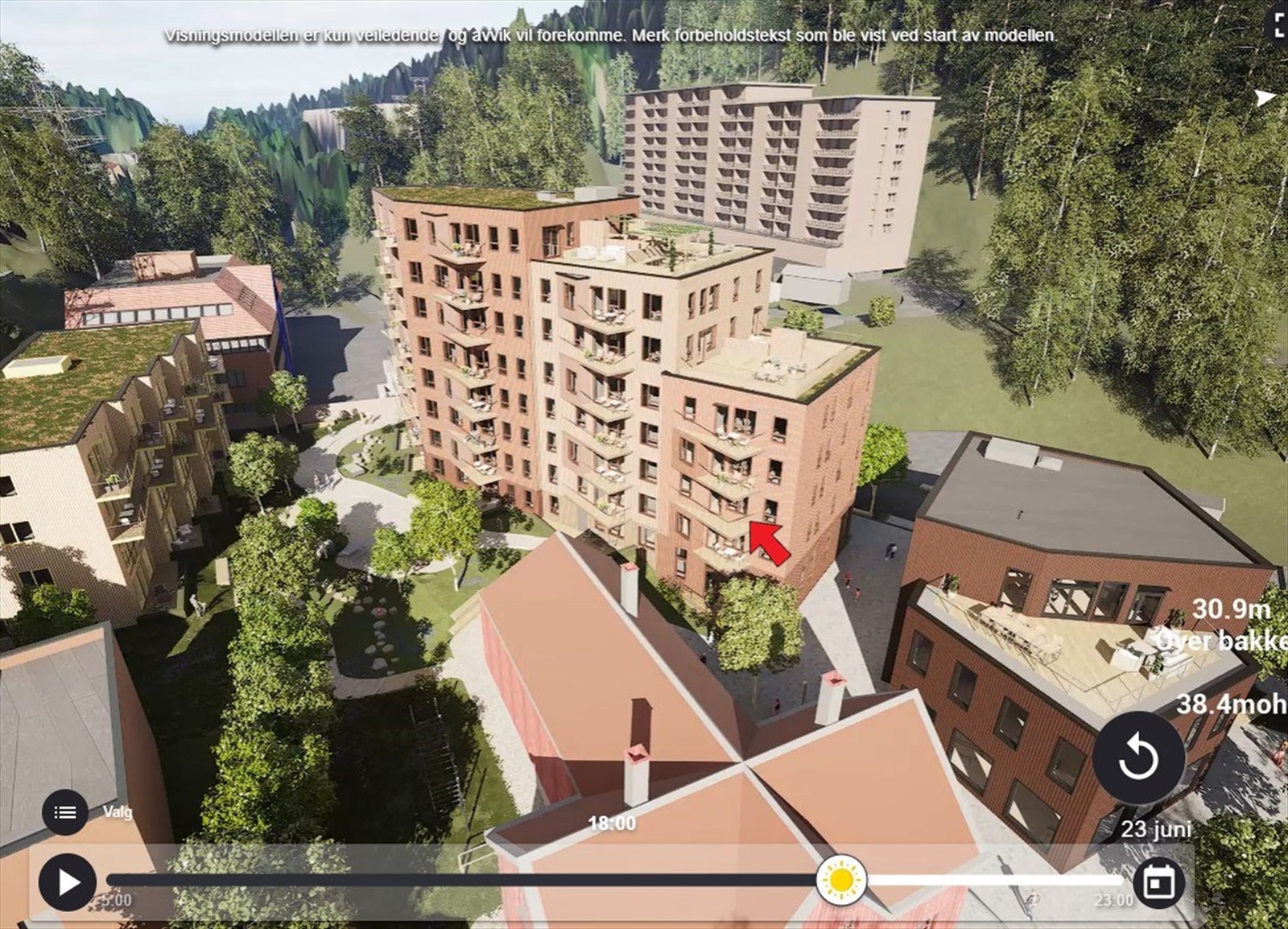 Illustrasjon hentet fra utbyggers simulator. Avvik kan forekomme. Galleribilde