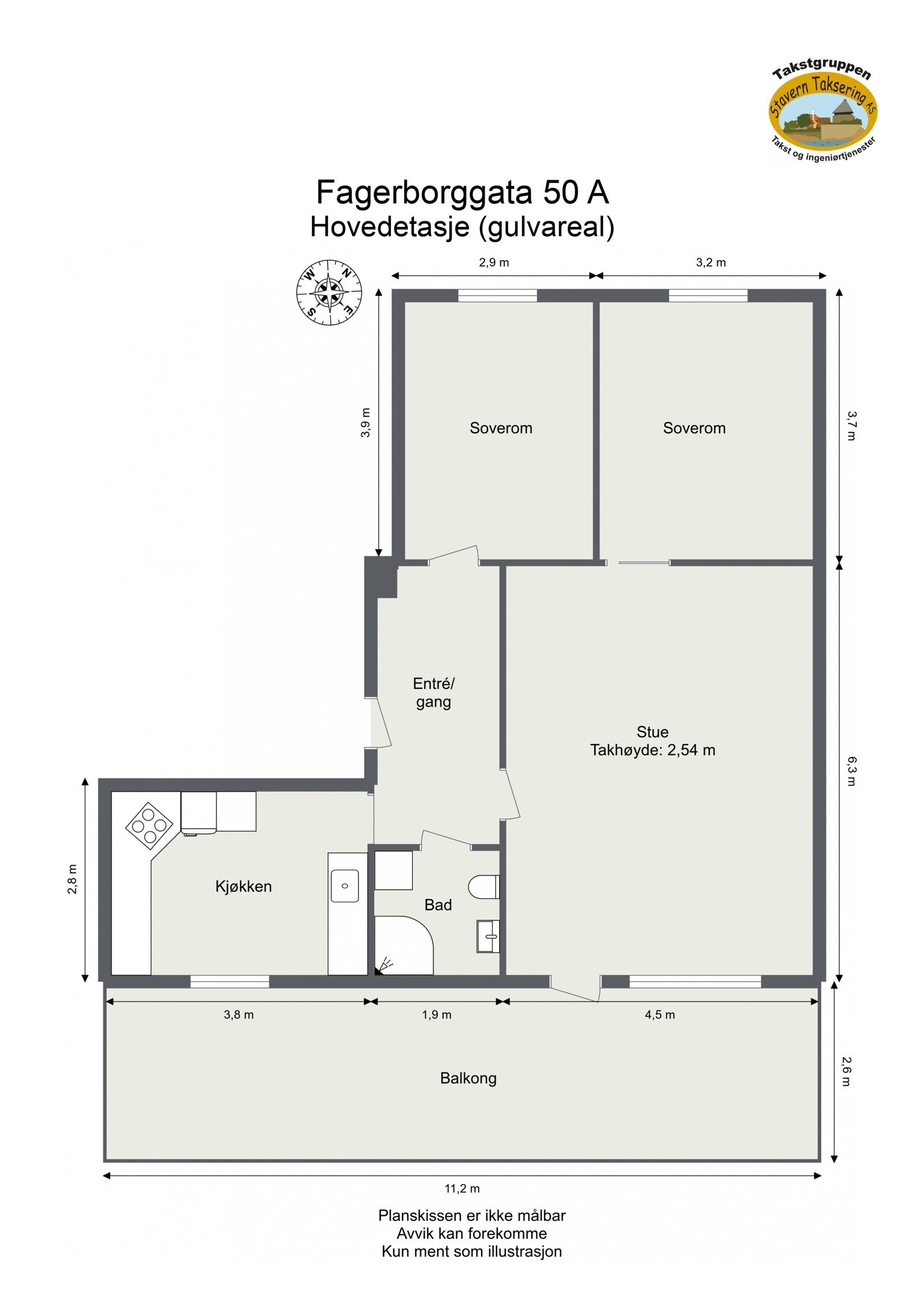 Plantegning Galleribilde