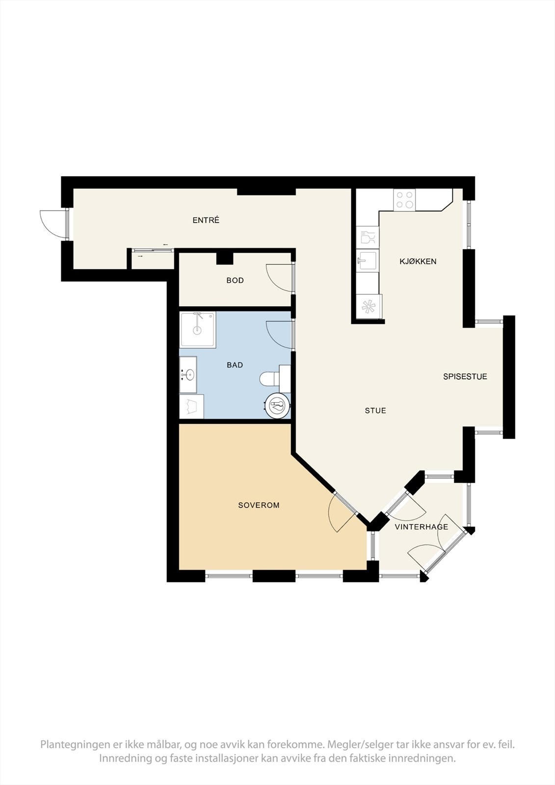 Plantegning Galleribilde