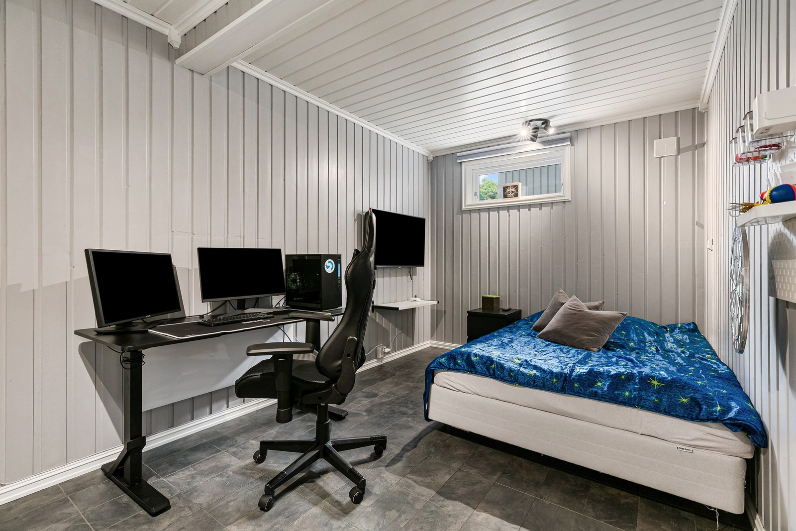 Trimrom benyttes som soverom. Galleribilde