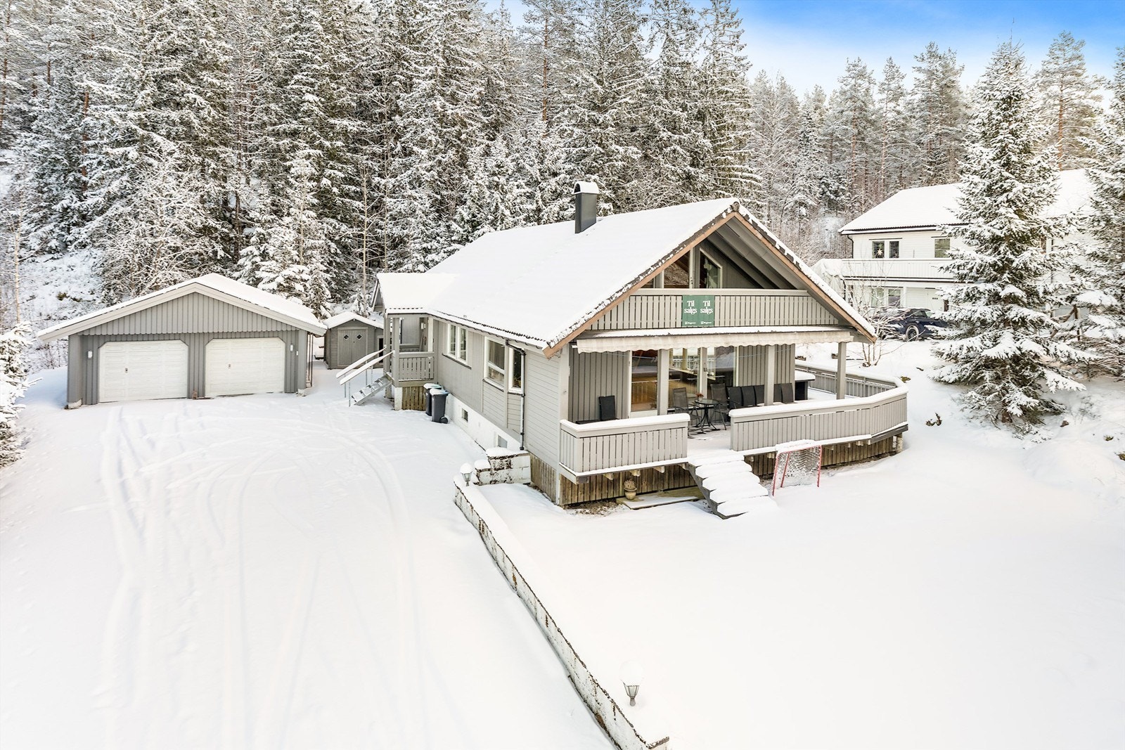 Stor flott bolig med gode solforhold Galleribilde