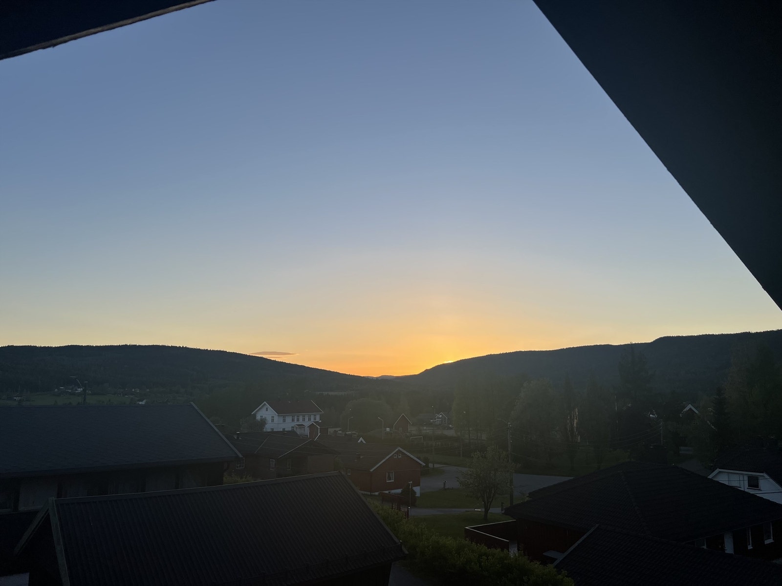 Stemningsbilde fra balkongen. Selgers private bilde. Galleribilde