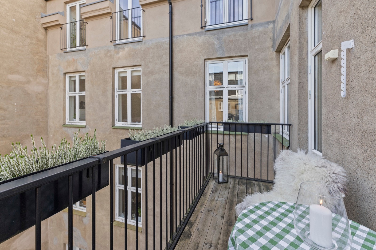 Hyggelig balkong på 4,7 kvm. Galleribilde