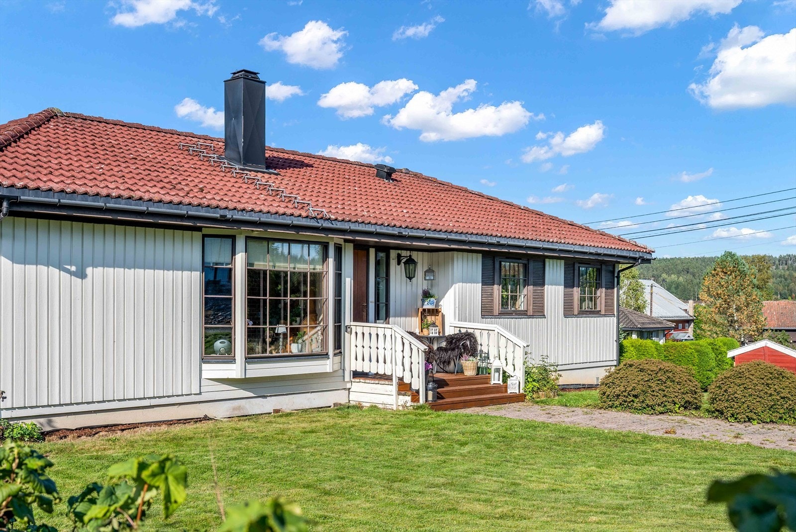 Eiendommen byr på mange fine uteområder. Galleribilde