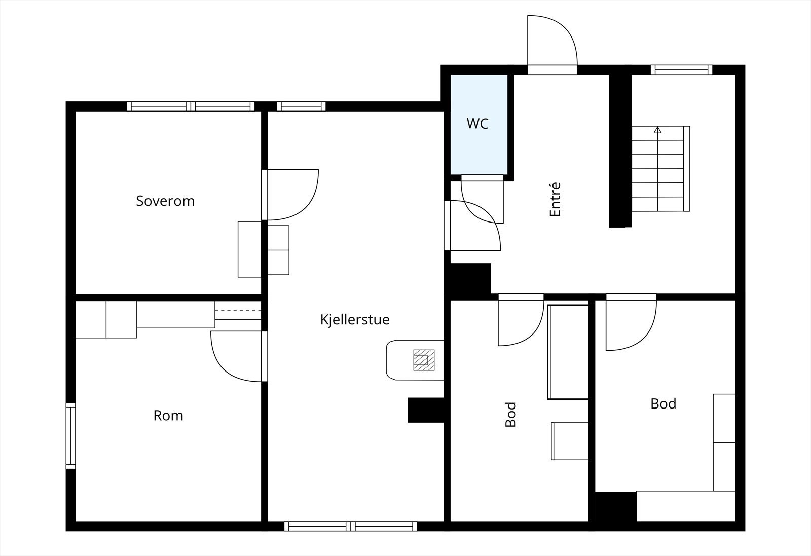 Underetasje. Galleribilde