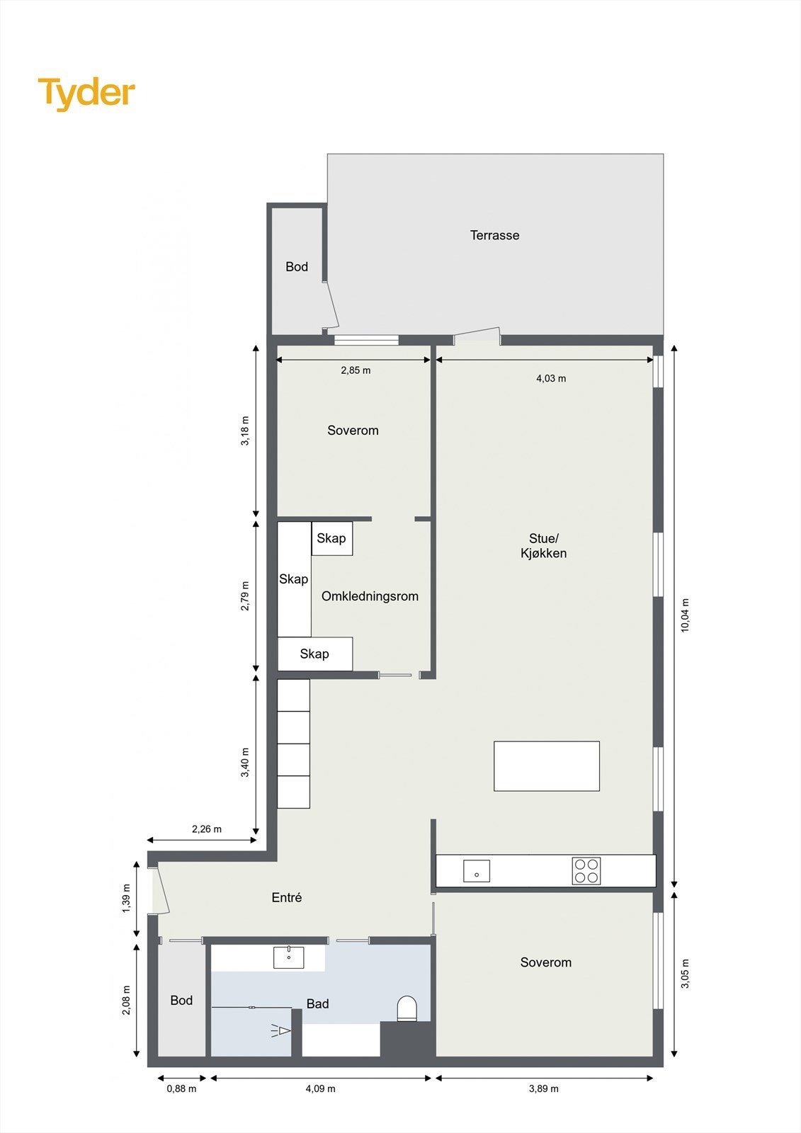 Plantegning. Galleribilde