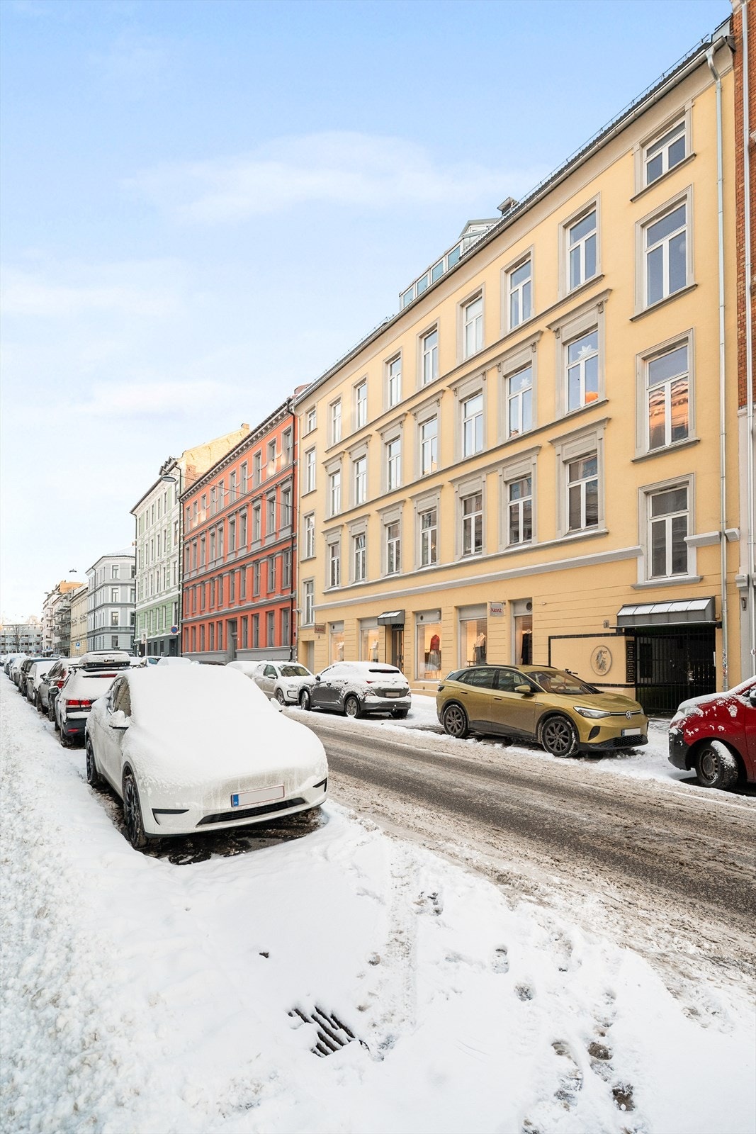 Vibes gate 17 har en attraktiv og sentral beliggenhet på Majorstuen - kun en rolig sidegate til Bogstadveien Galleribilde