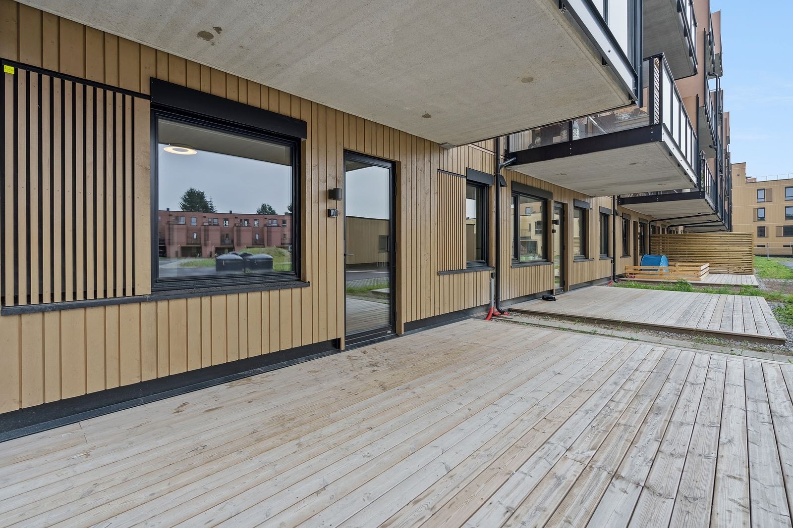 Markterrassen er på ca. 20m2. Galleribilde