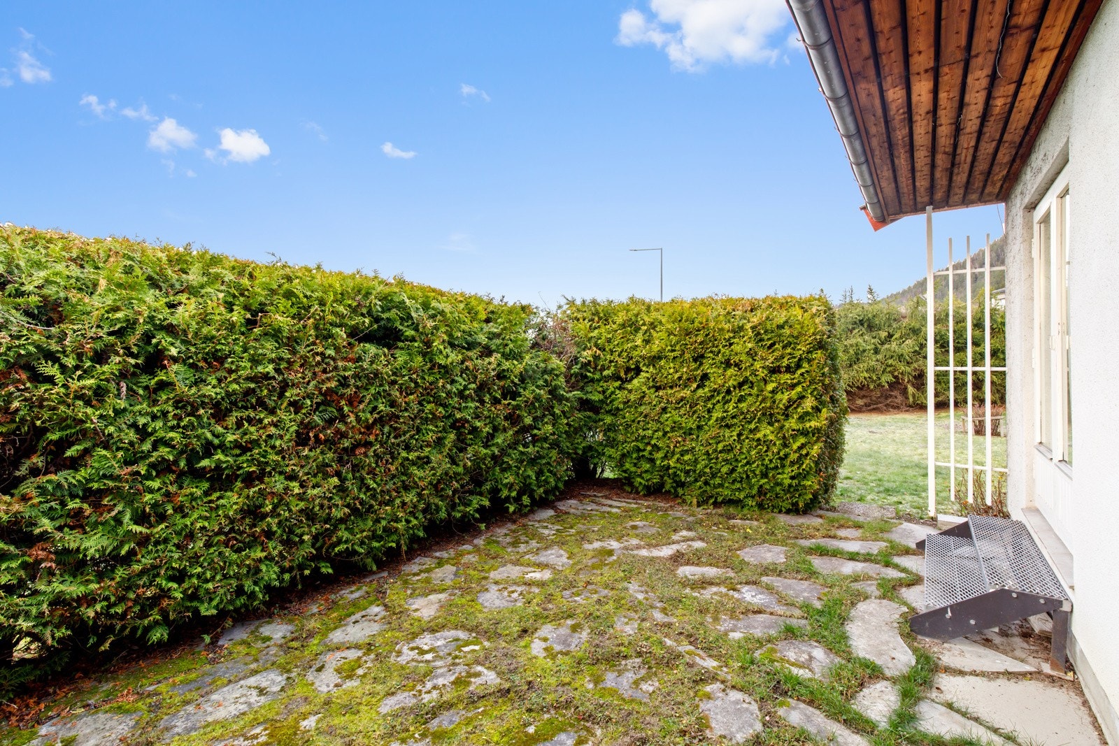 Koselig del av hagen Galleribilde