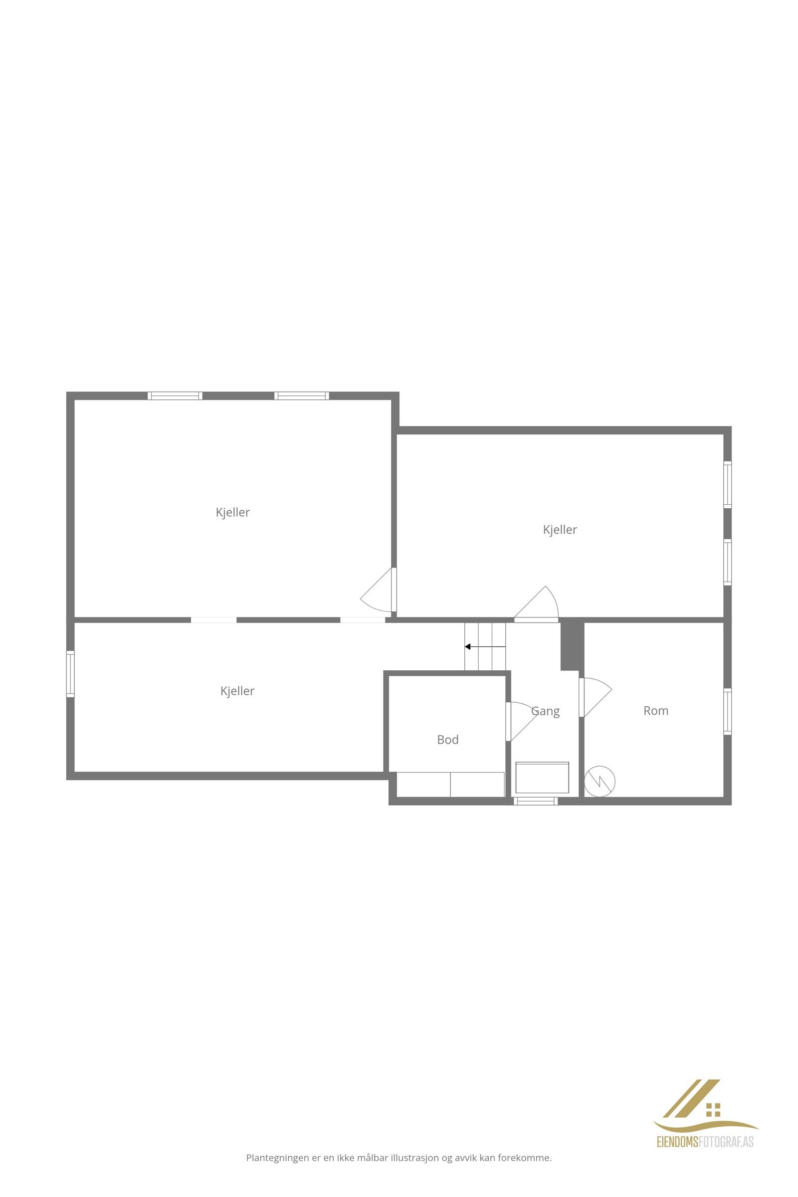 Plantegning Galleribilde