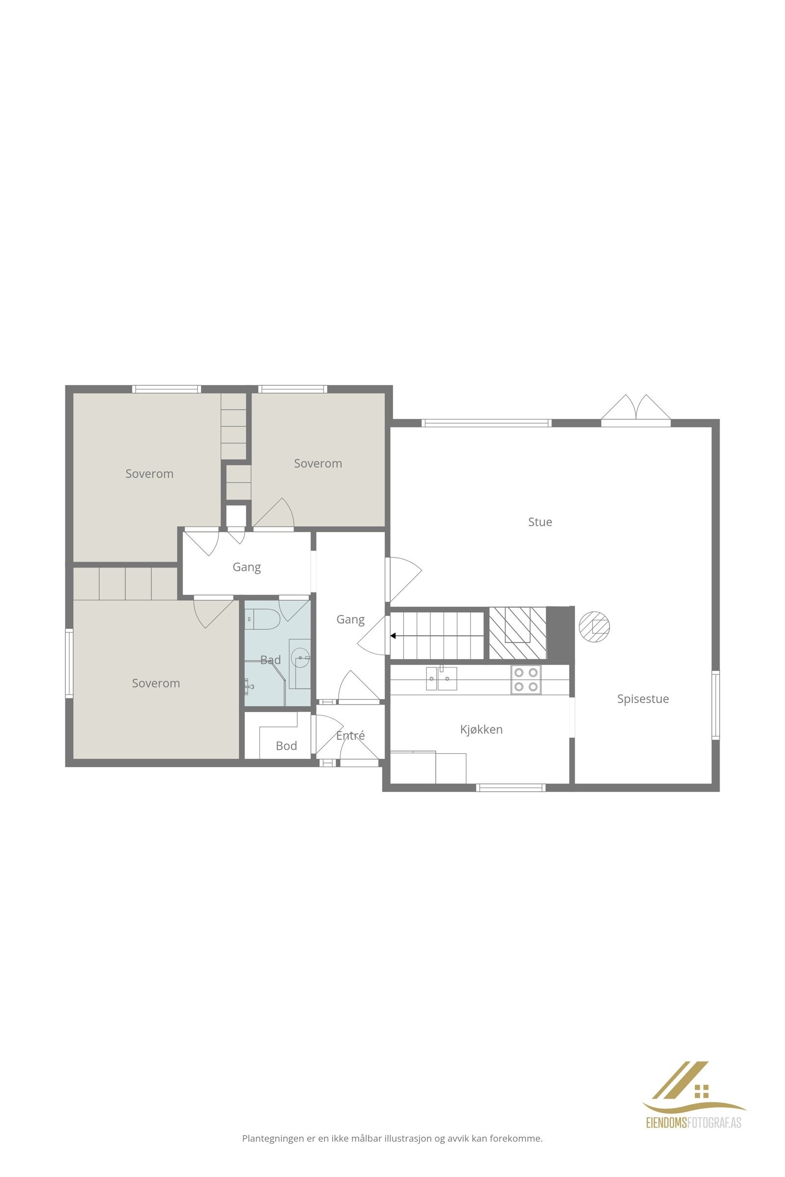 Plantegning Galleribilde