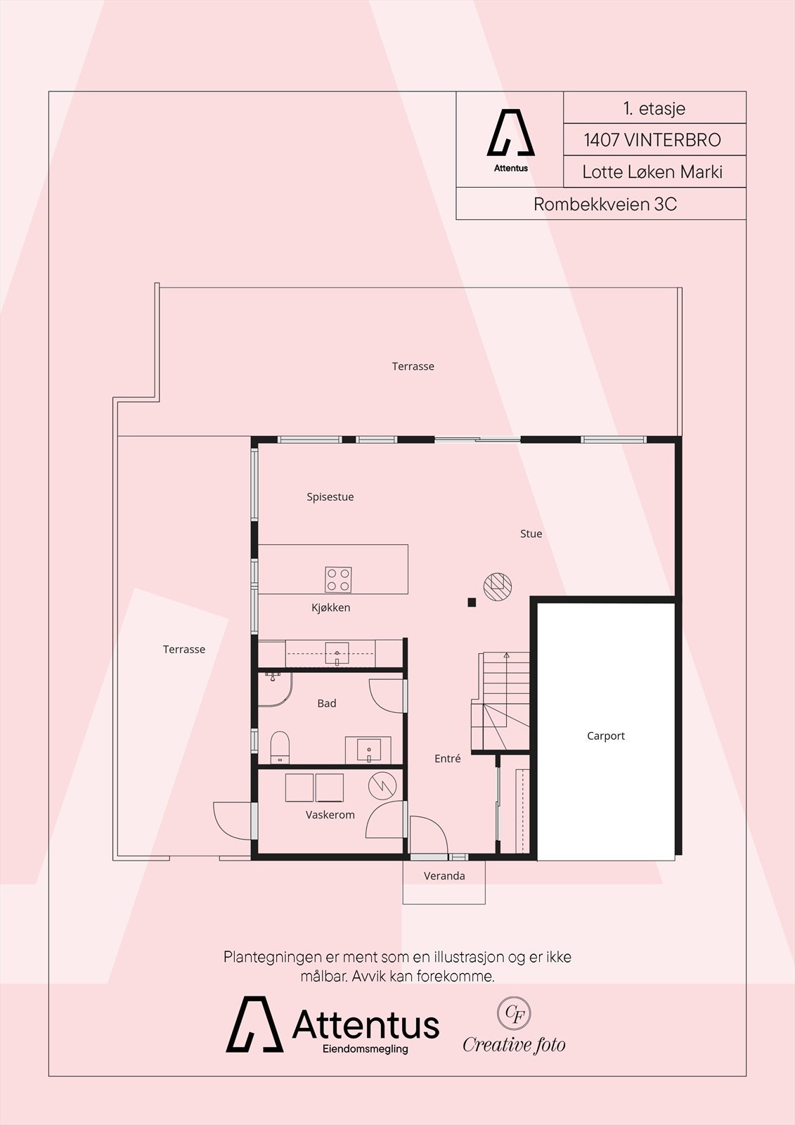 Plantegning Galleribilde