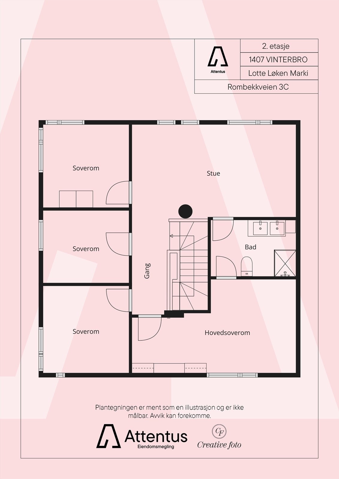 Plantegning Galleribilde