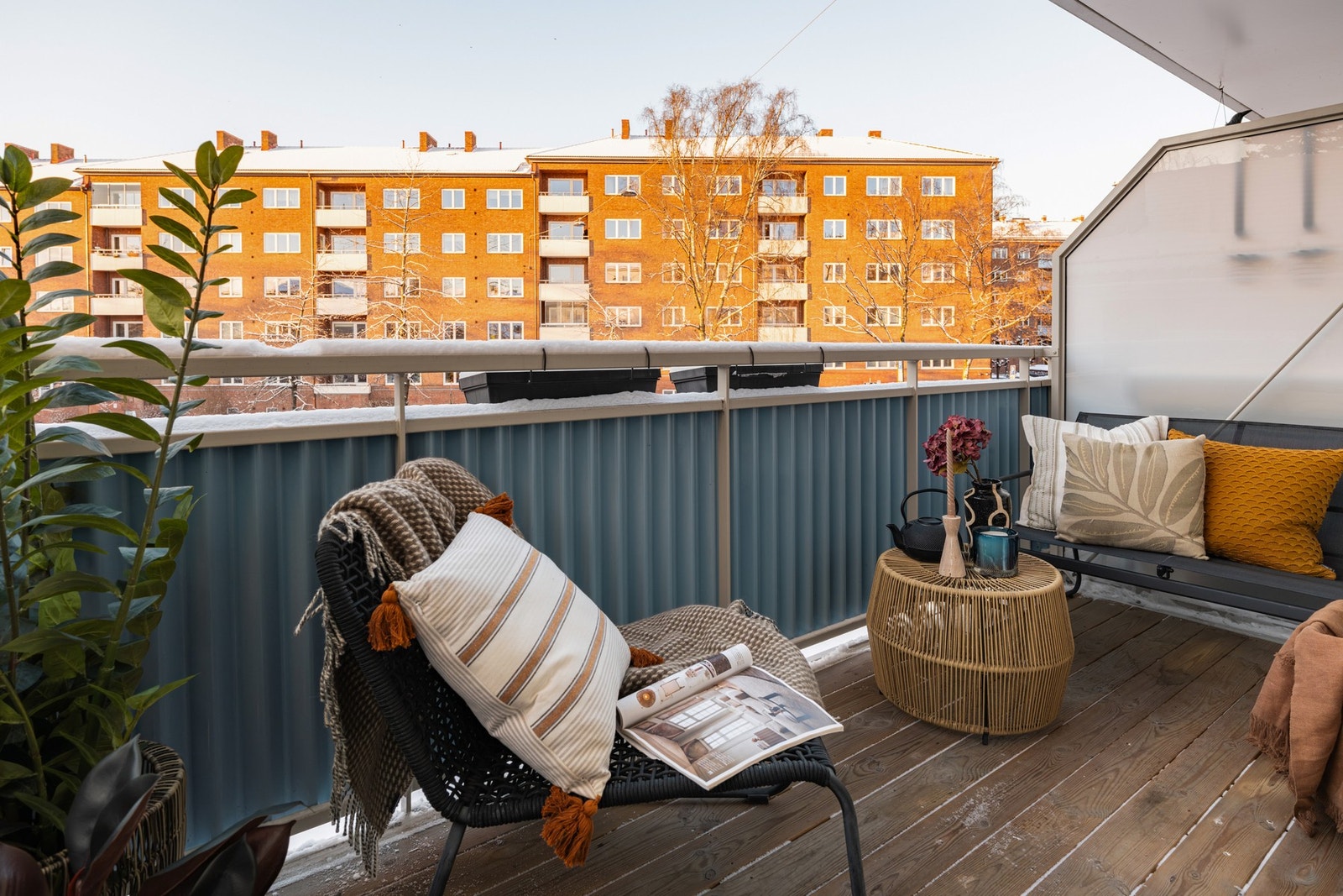 Velkommen til Telavåggata 4! Her får du blant annet en romslig balkong på 7,7 kvm. Galleribilde