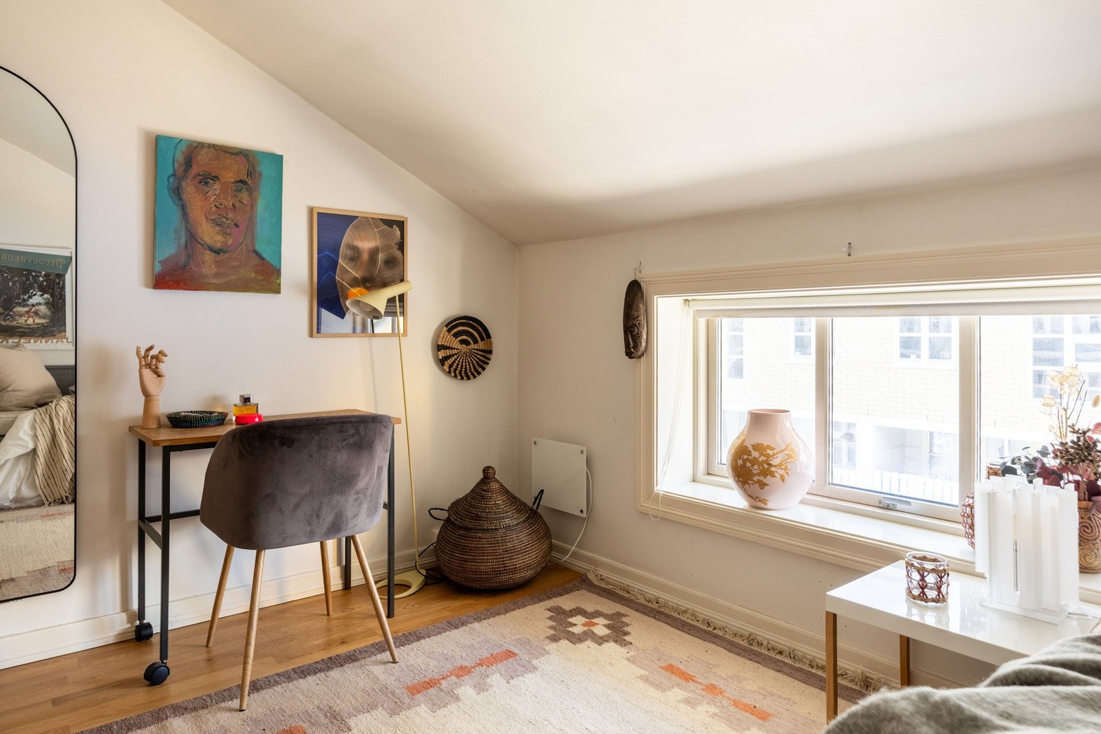 Det andre soverommet er lyst og innbydende. Galleribilde