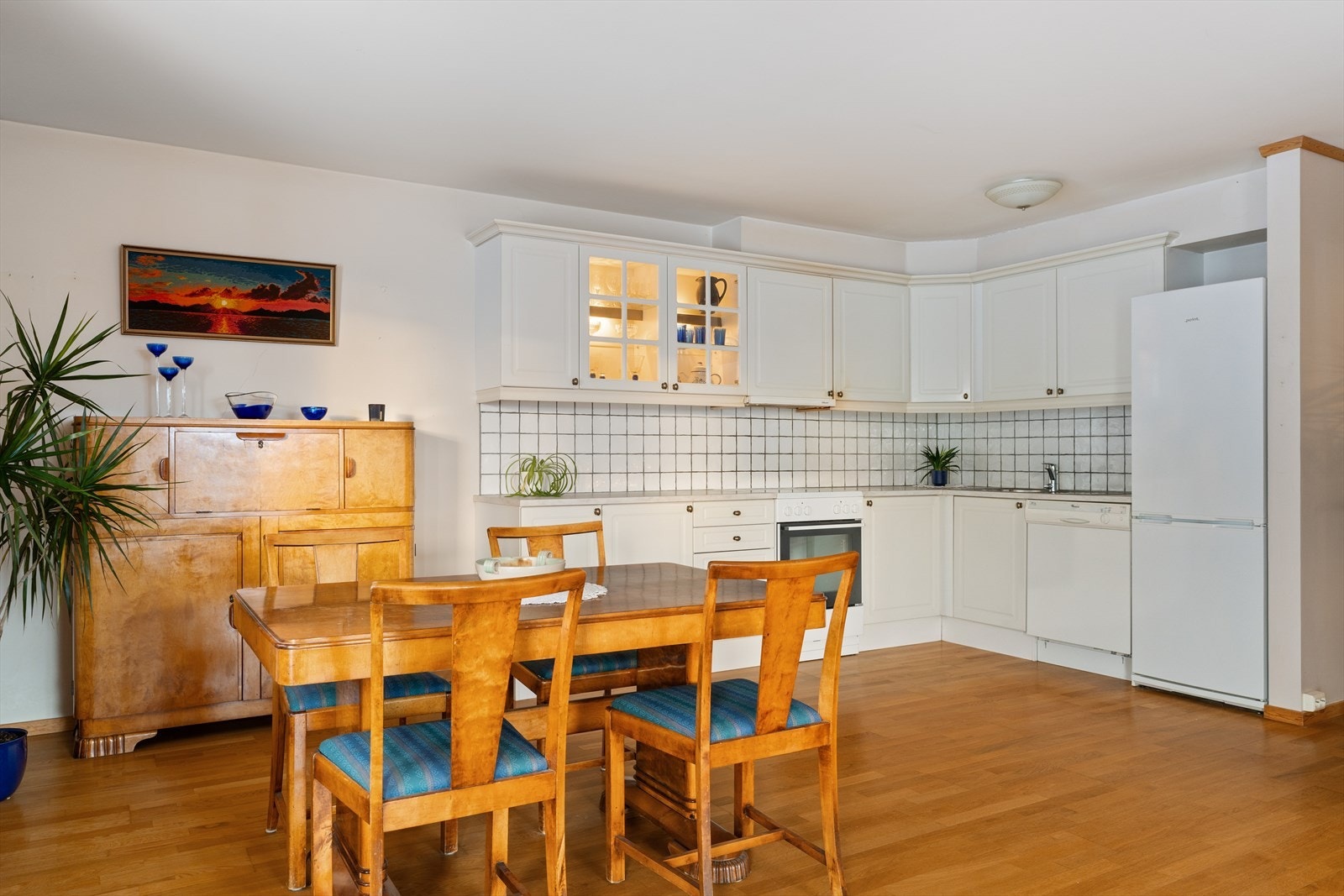 Leiligheten har et internt bruksareal på 88 kvm. Galleribilde