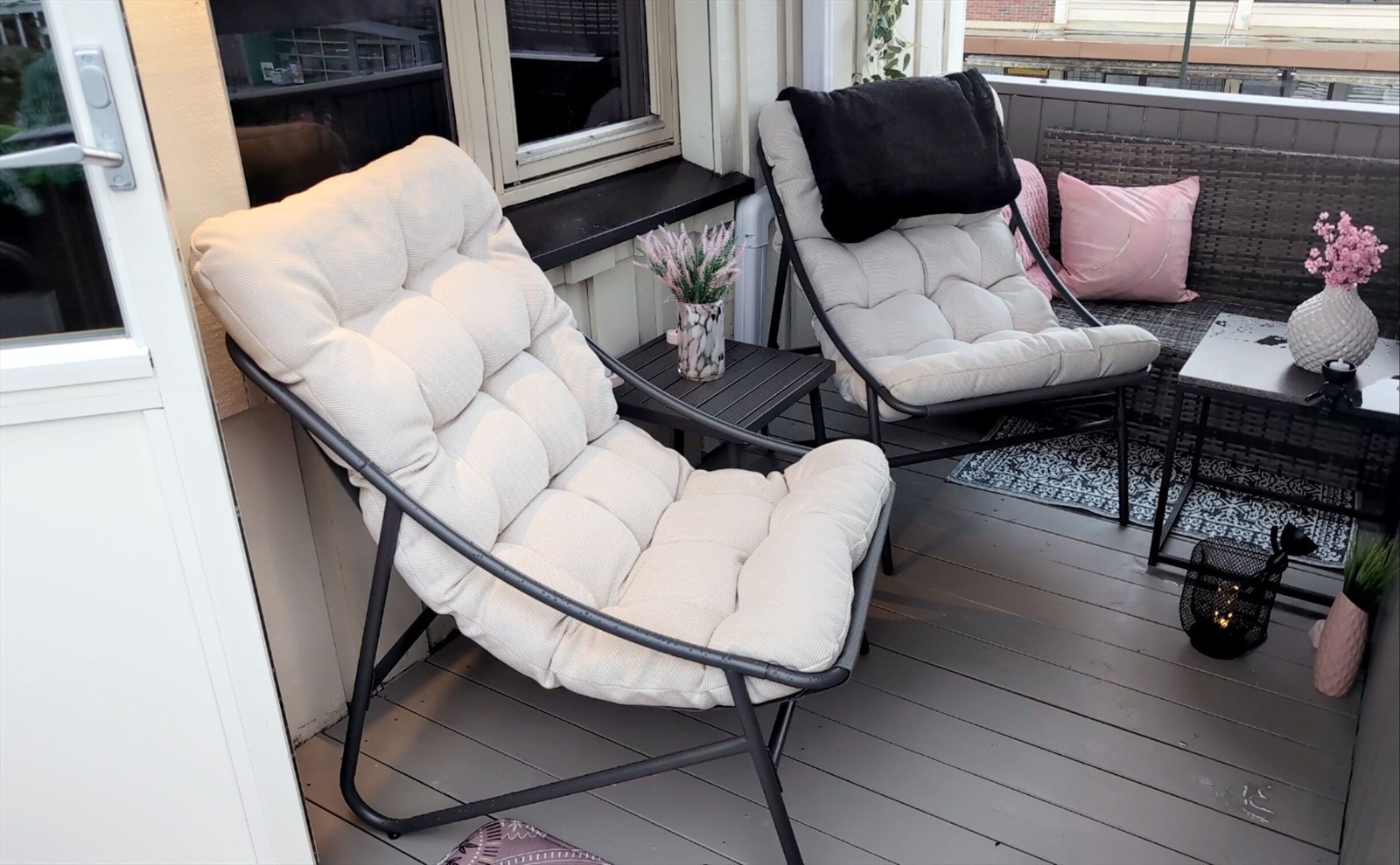 Bilde fra leilighetens balkong Galleribilde