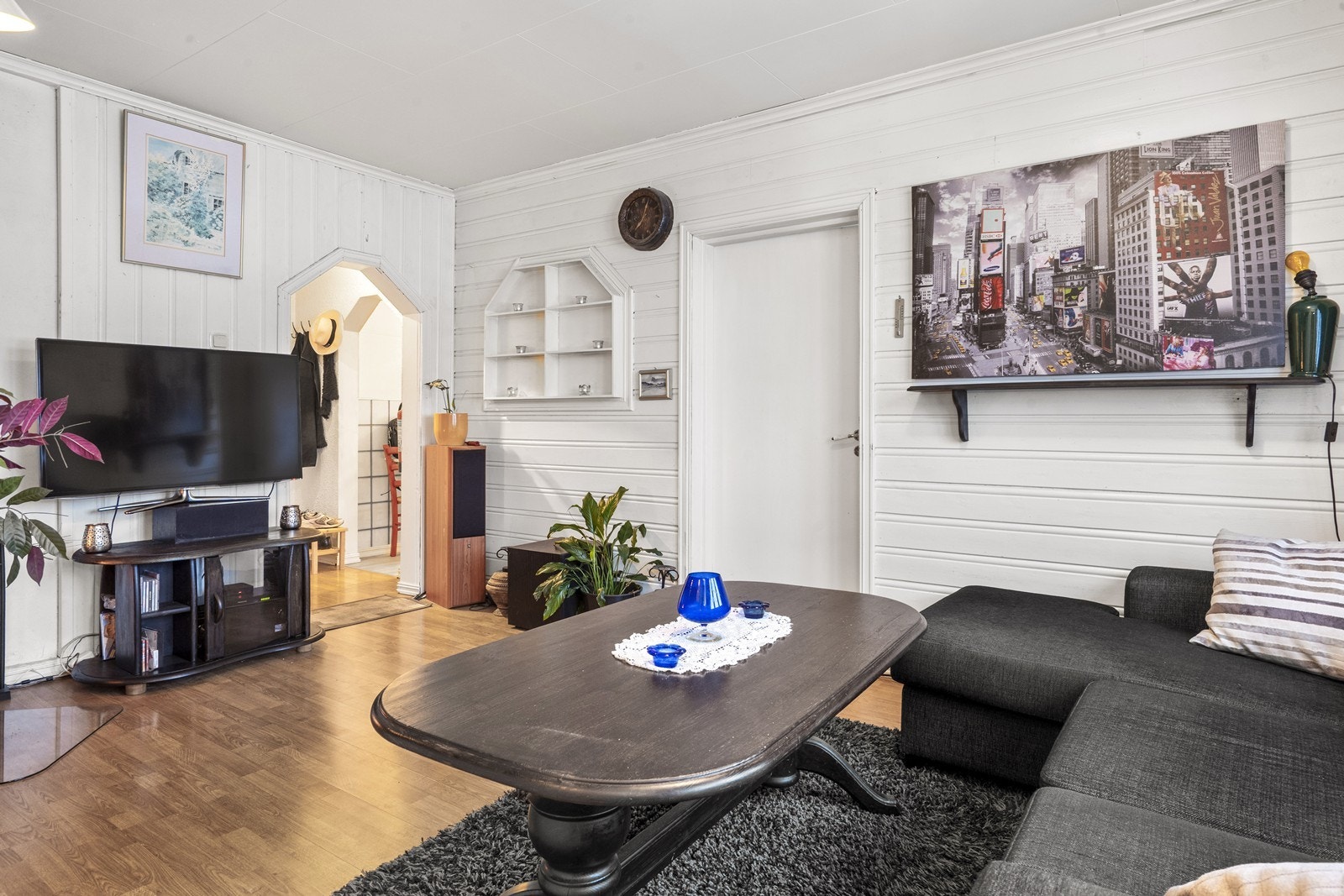 Lysmalt stue Galleribilde