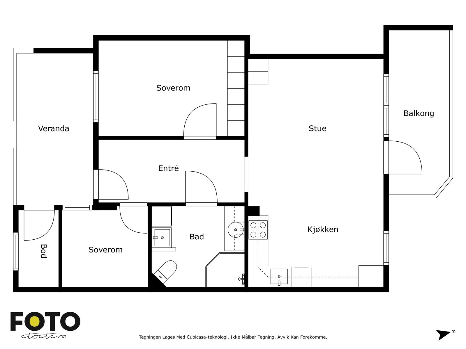Plantegning Galleribilde