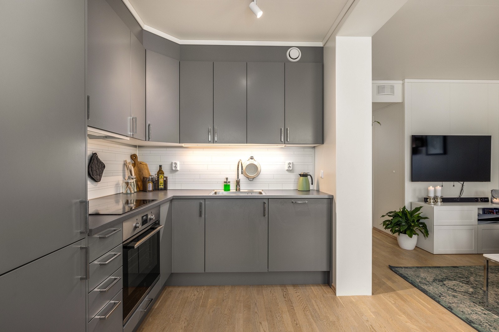 Her er det plass til å lage de gode måltidene. Galleribilde