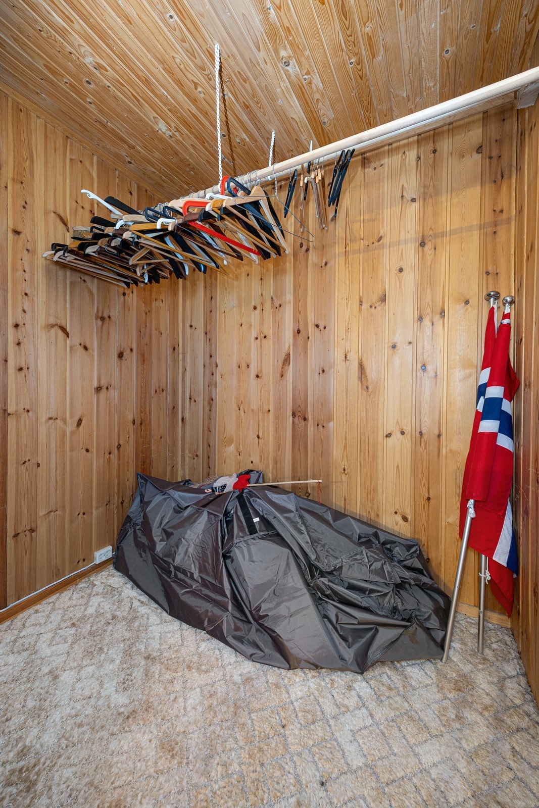 Tilknyttet vaskerommet finner man en hendig bod. Galleribilde