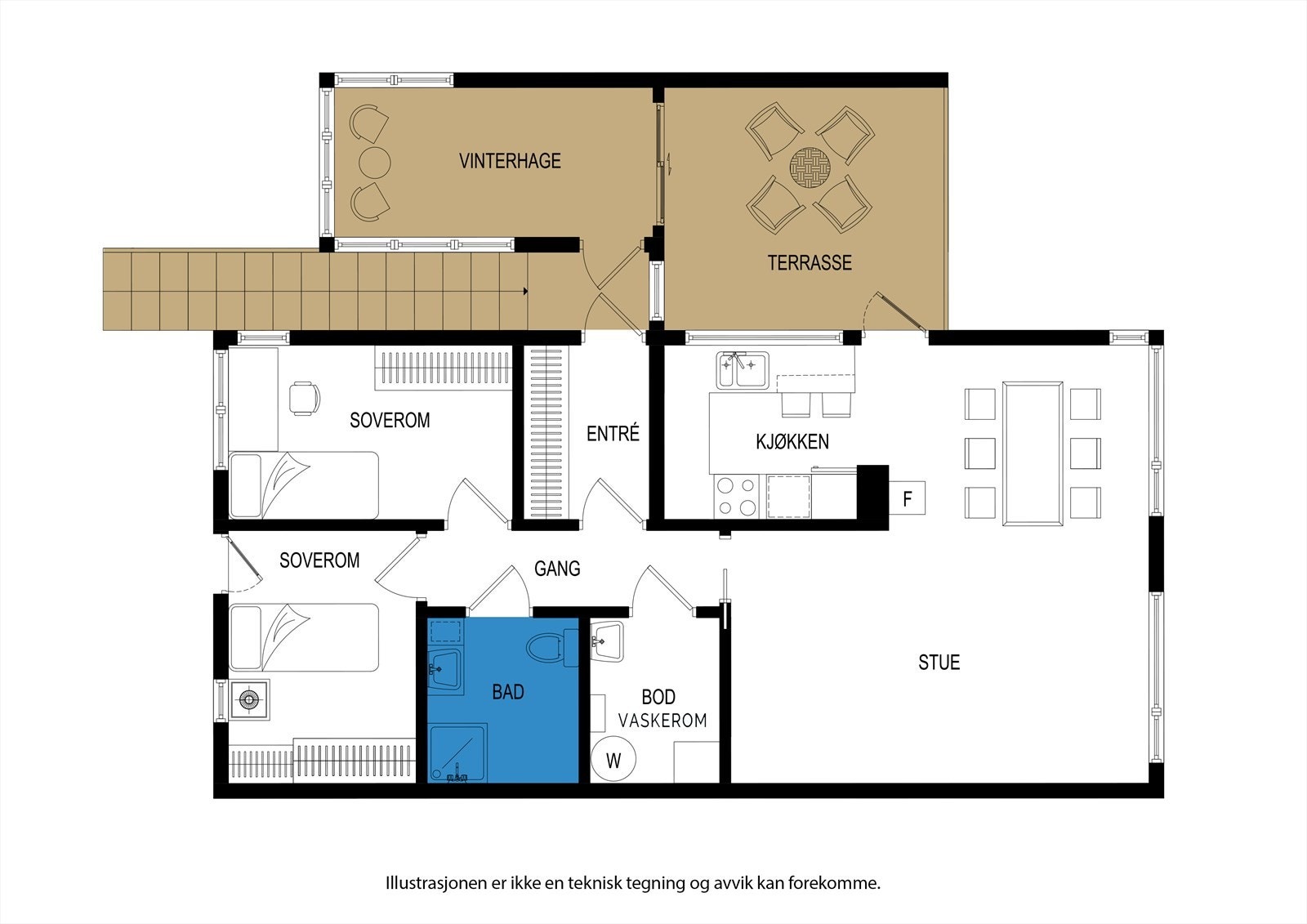 Plantegning Galleribilde