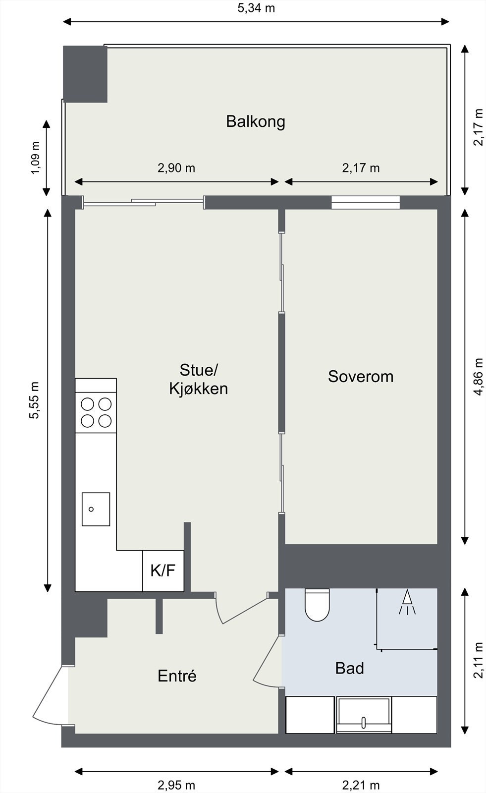 Plantegning. Galleribilde