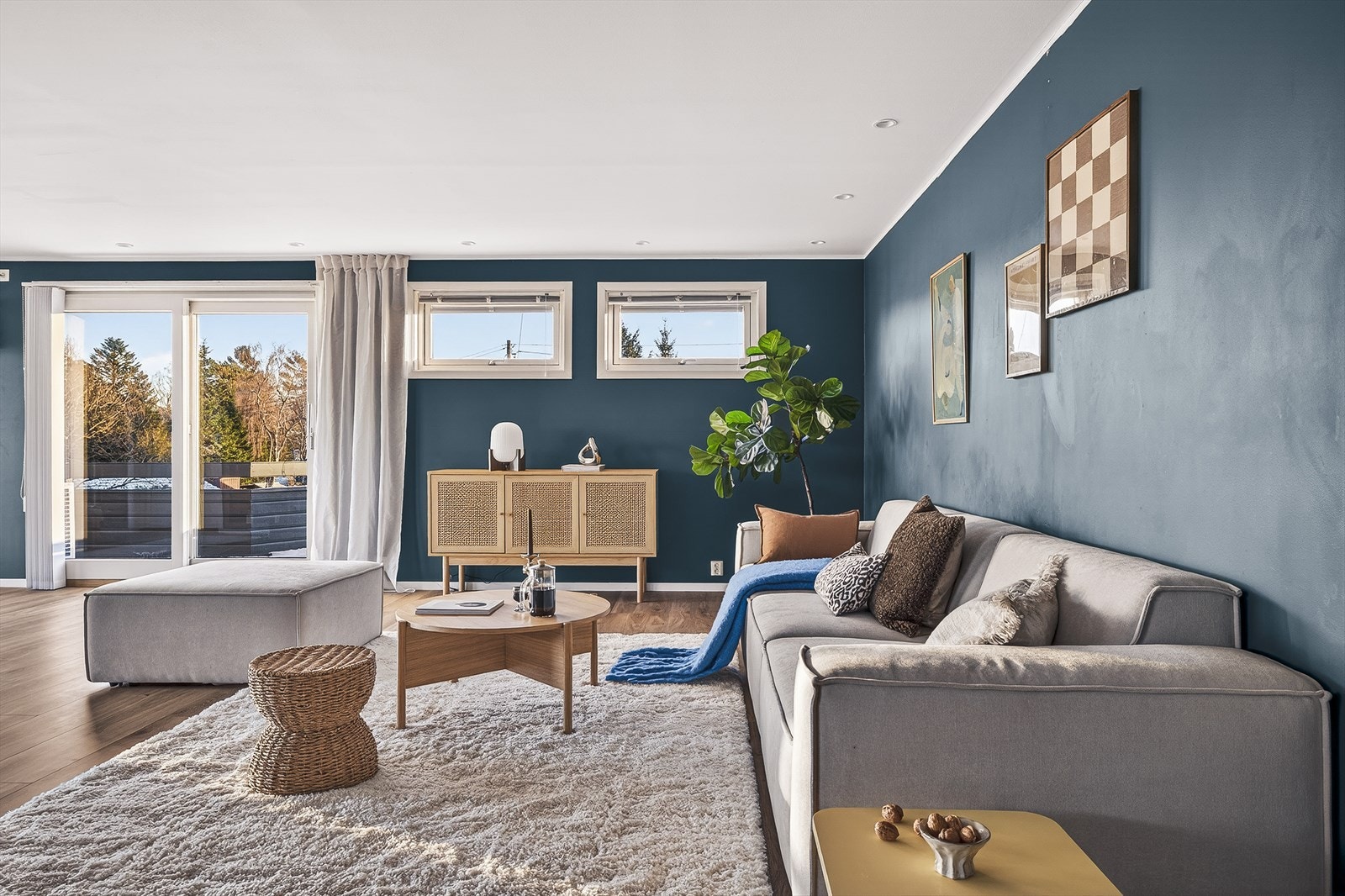 En sjeldent lys og luftig stue! Galleribilde