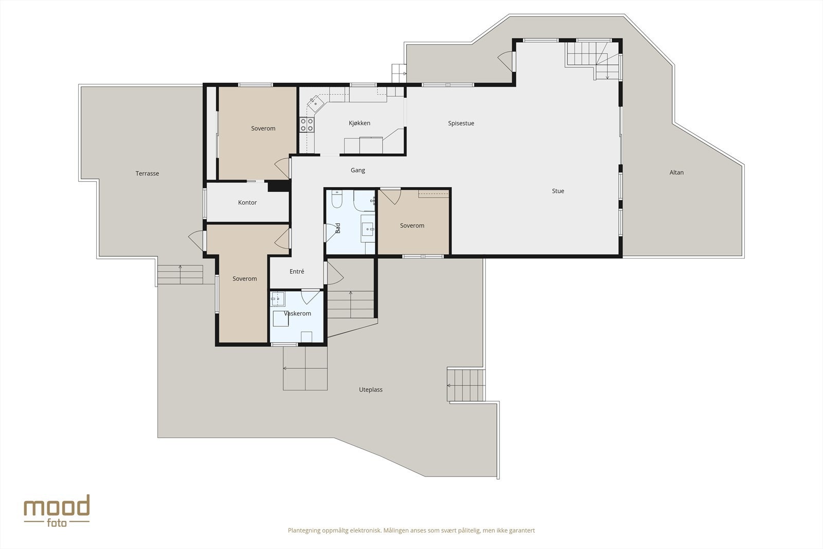 Plantegning 1 egt. Galleribilde