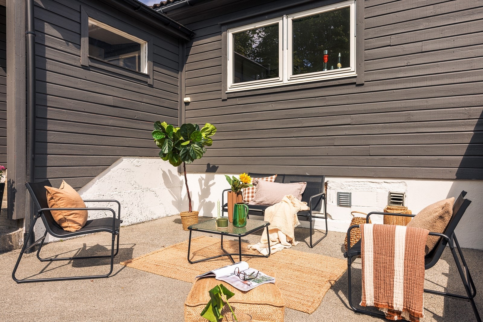 Her kan man nyte flotte sommerdager. Galleribilde