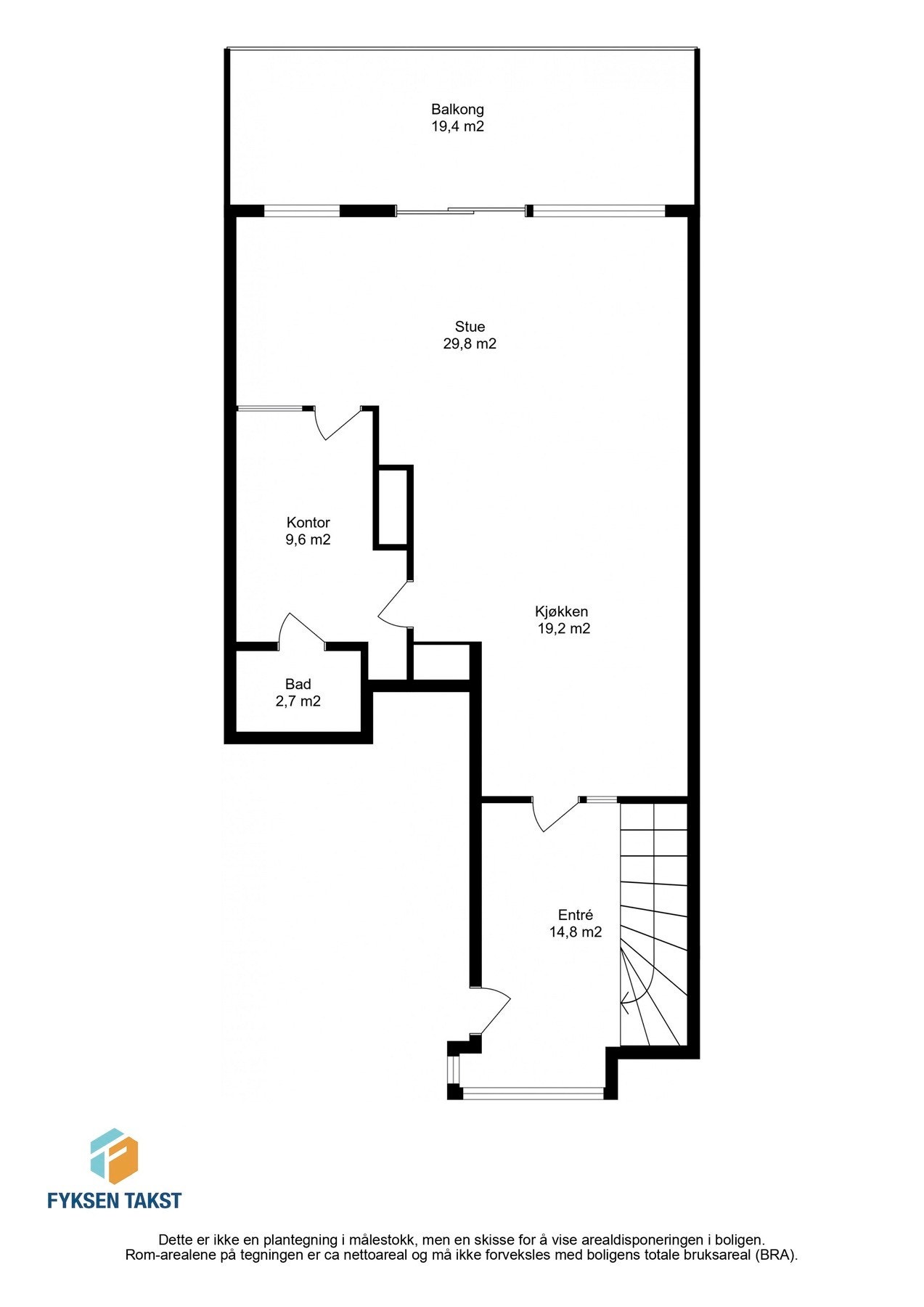 Planskisse. Galleribilde