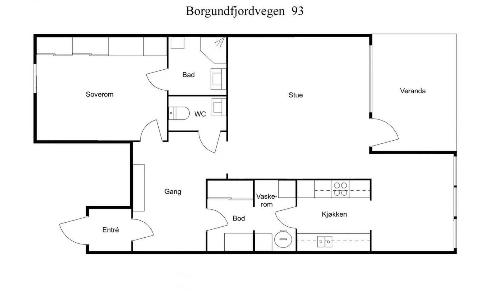 Plantegning Galleribilde