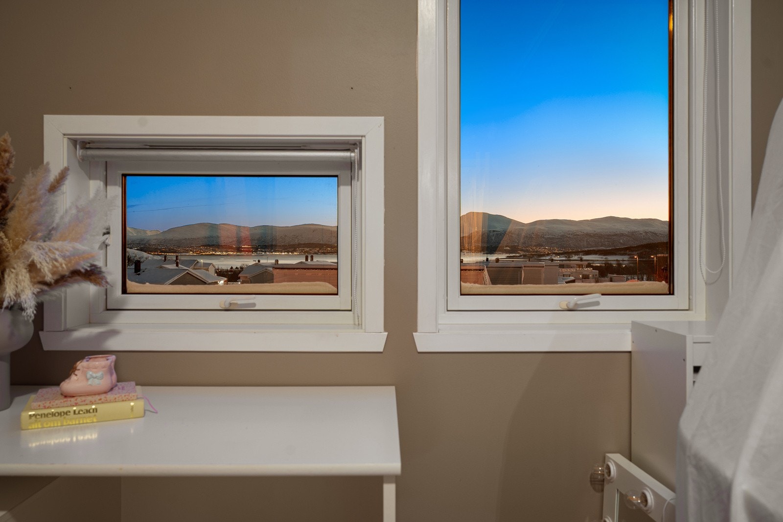 Utsikt fra barnerom. Galleribilde