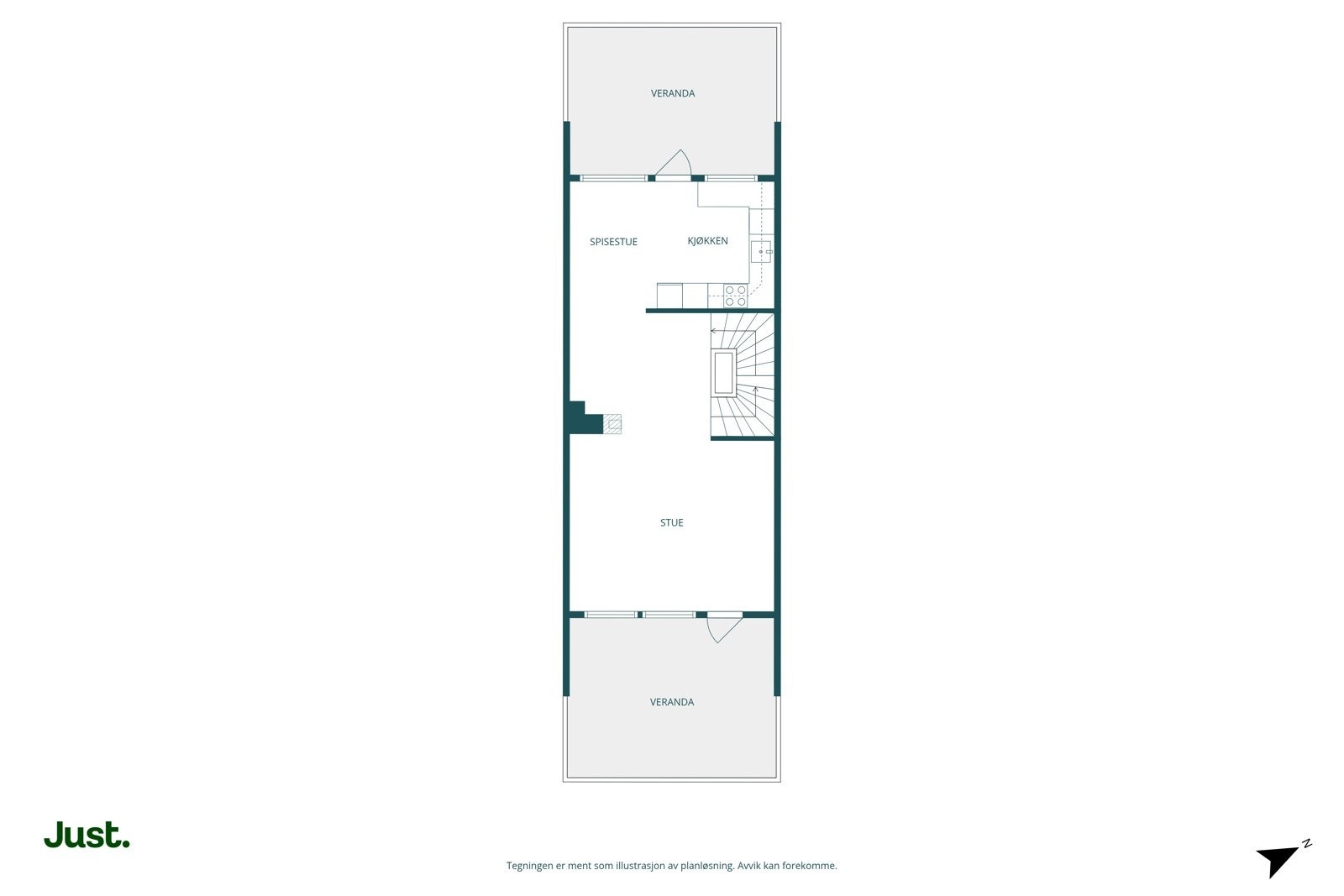 Planskisse 2.etasje. Galleribilde