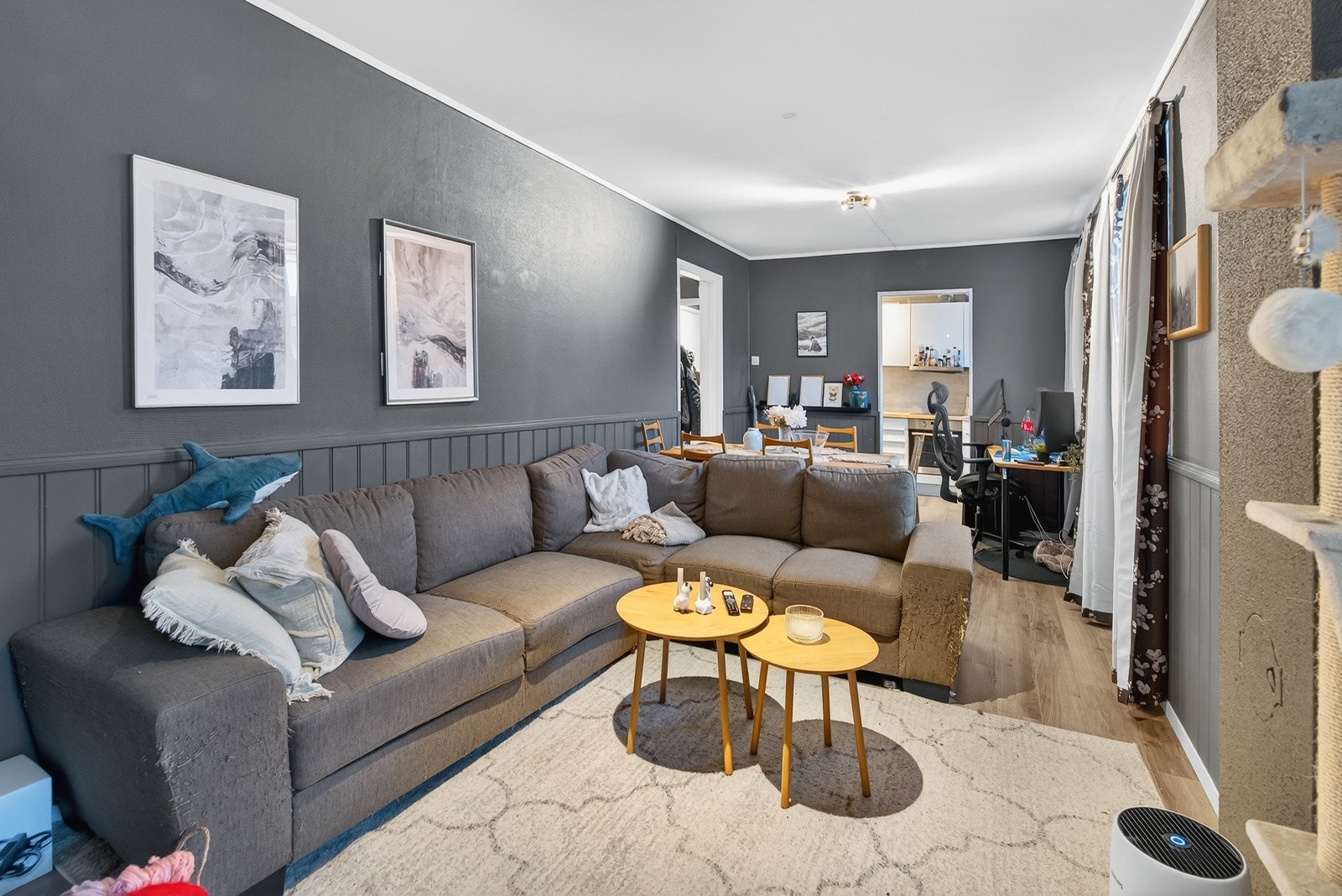 LEILIGHET: Stue Galleribilde