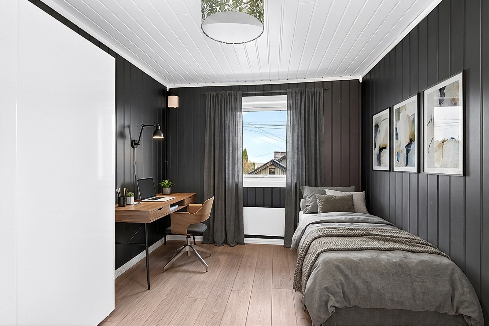 Soverom 1 i 1.etg.(Bildet er digitalt møblert) Galleribilde